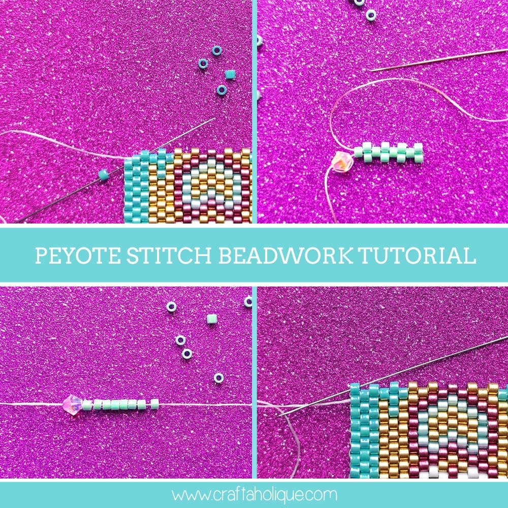 Flat Even Count Odd Count Peyote Stitch Beadwork Tutorial