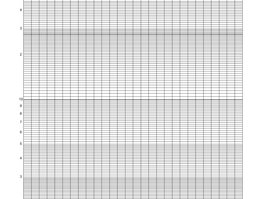 Free Logarithmic Graph Paper Template