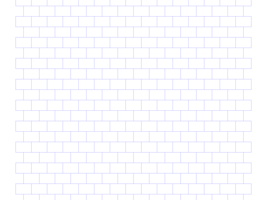 Free Online Graph Paper Brick Layout