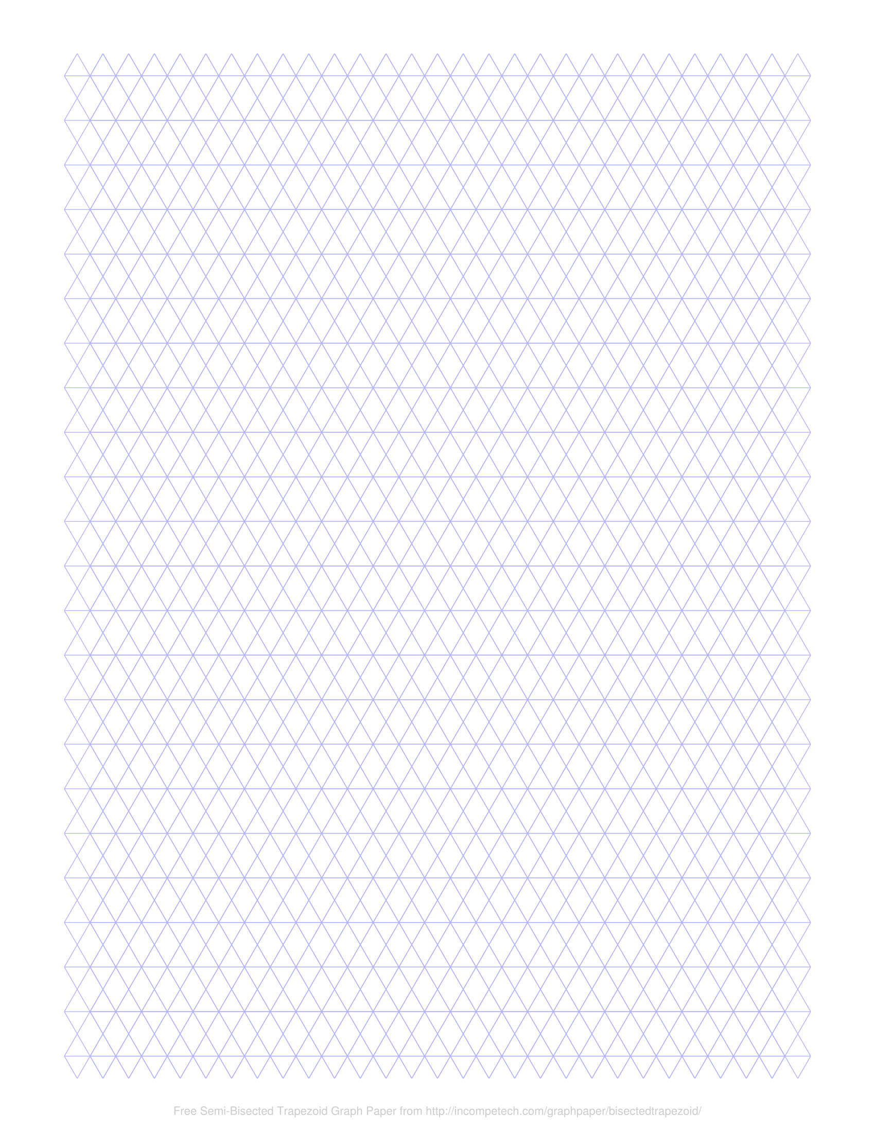 Free Online Graph Paper Semi Bisected Trapezoid Rhombus