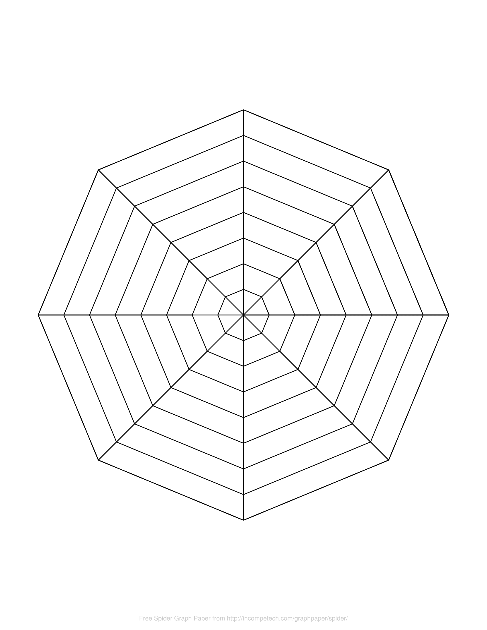 Hexagon Pentagon Graphing Paper