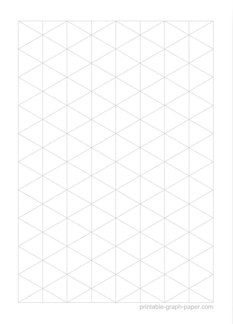 Free Printable 1 2 Isometric Graph Paper Download And Print PDF