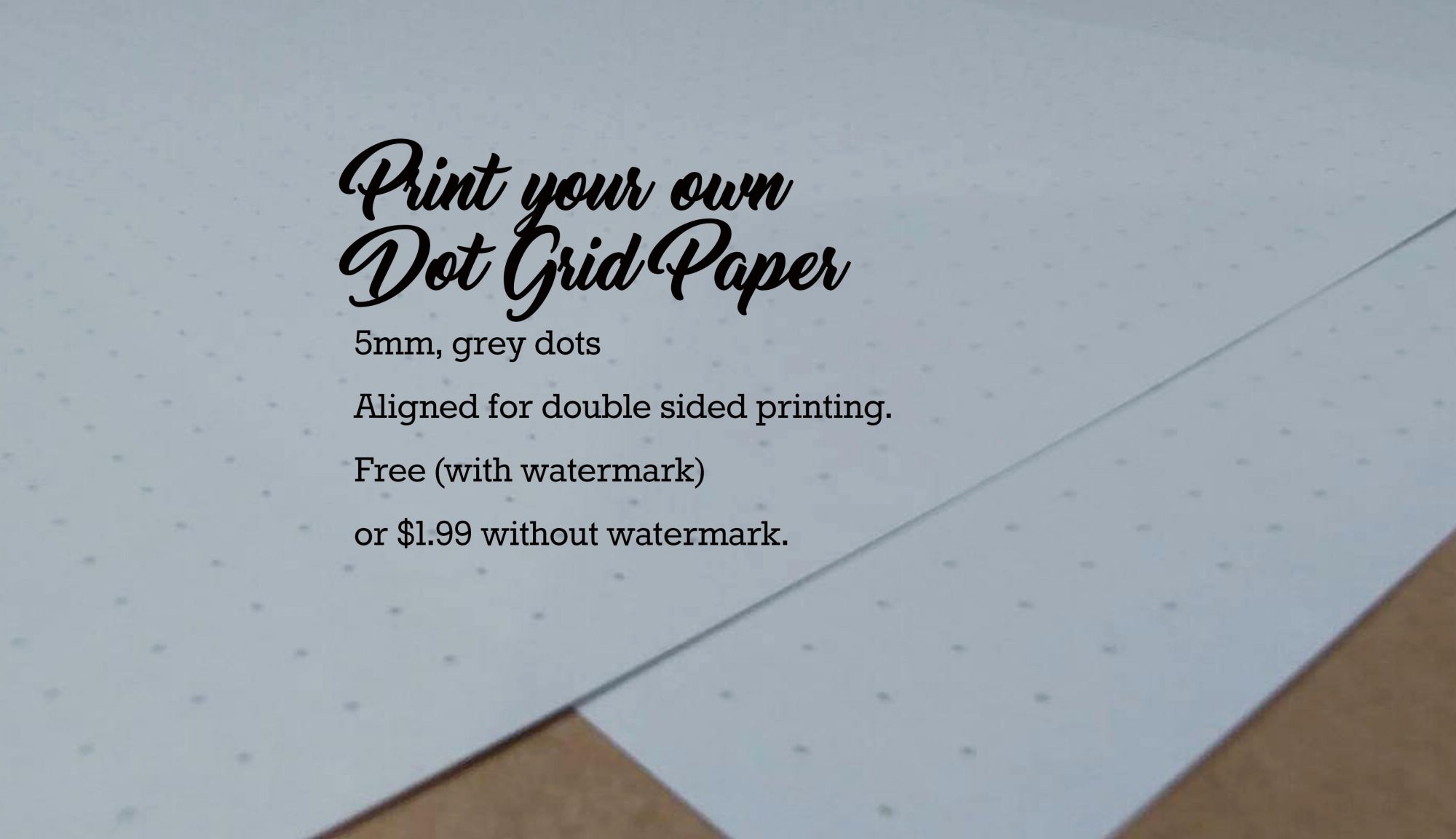 Free Printable Dot Grid Paper PDF Letter Size And A5 Sorted Soul