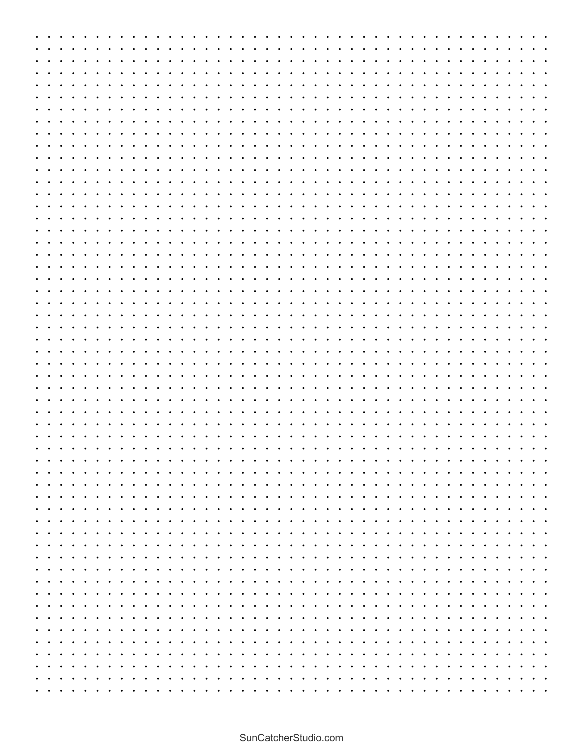 Free Printable Dot Paper Dotted Grid Sheets PDF PNG Free Printables Monograms Design Tools Patterns DIY Projects