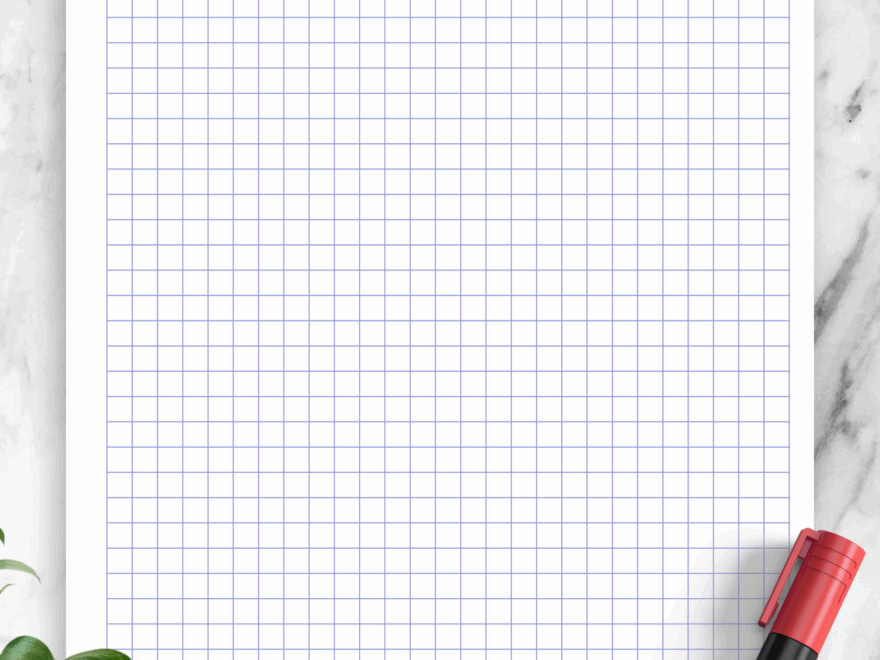 Free Printable Graph Paper Template Instant Download Worksheets Library