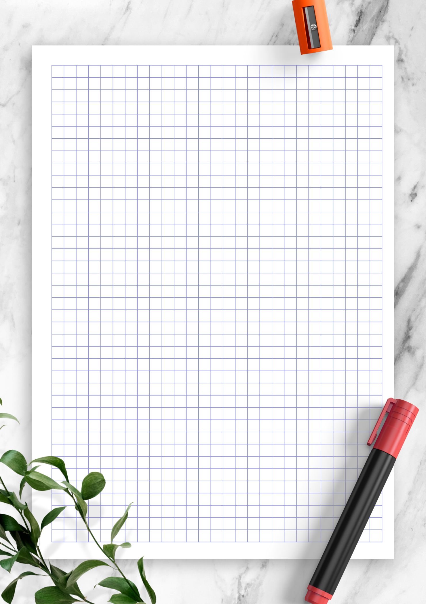 Free Printable Graph Paper Template Instant Download Worksheets Library