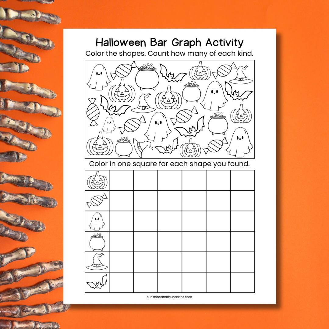 FREE Printable Halloween Graphing Activity Page Sunshine And Munchkins