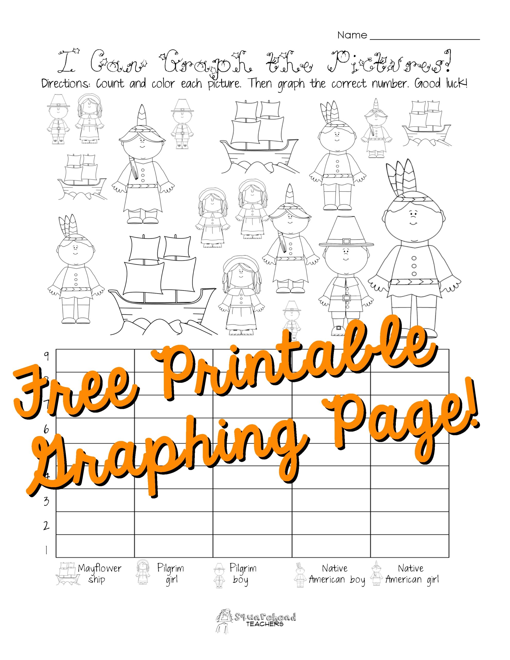 Printable Graph Papers For First Graders