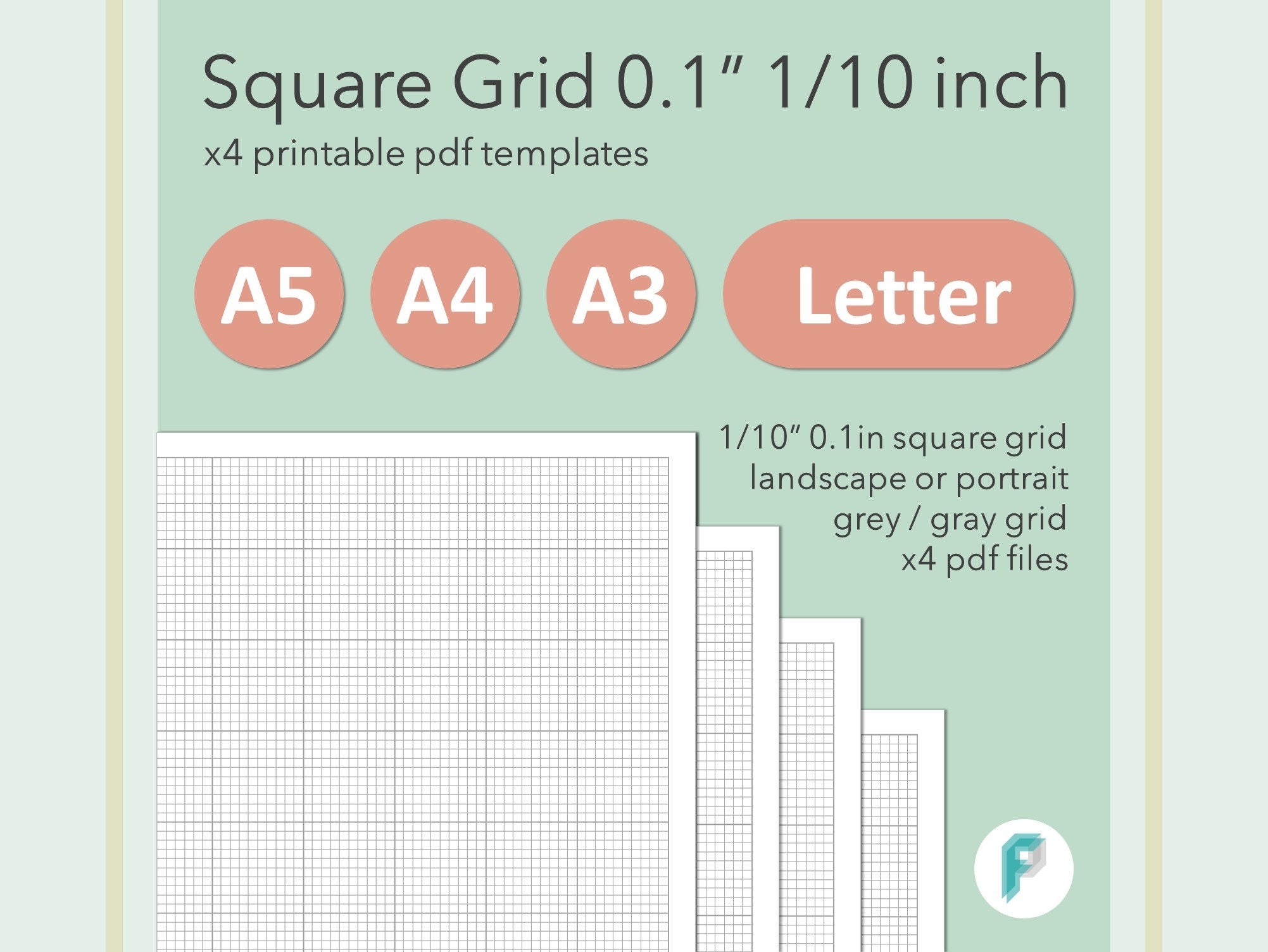 1/8 Inch Printable Graph Paper