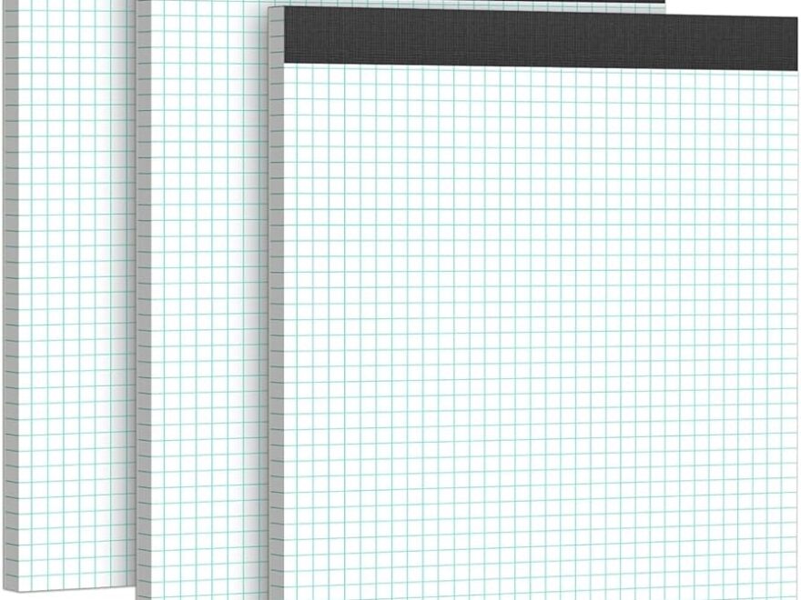 Graph Paper 11x17 3 Pack Quad Ruled Graph Paper Pads 8 5x11 Letter Size 4x4 Grid Graph Paper Printable Pdf