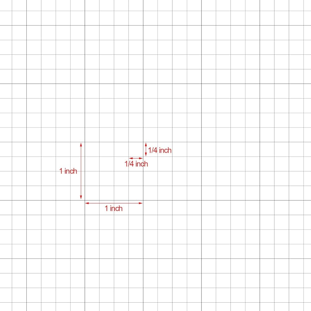 Graph Paper 11x17 Fuyoooo 25 Sheet Graph Paper Pad 24 X 36 Large Graph 1 And 1 5 Ruled Grid Paper For Engineer Architect Designer Mathematician Draftsmen Sketch House Commercial Building Drafting Bright