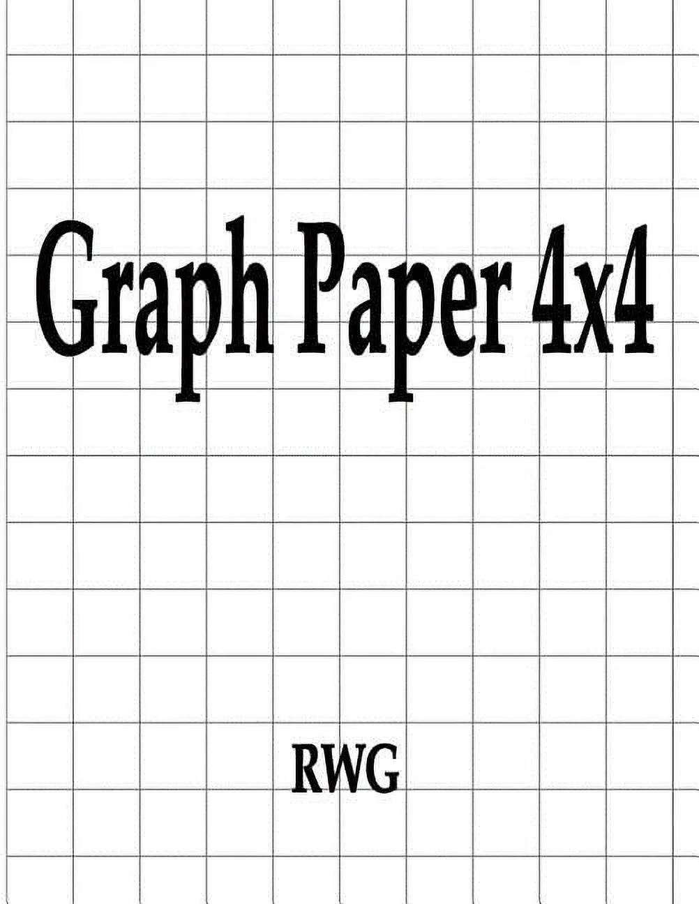 Printable 4x4 Graph Paper
