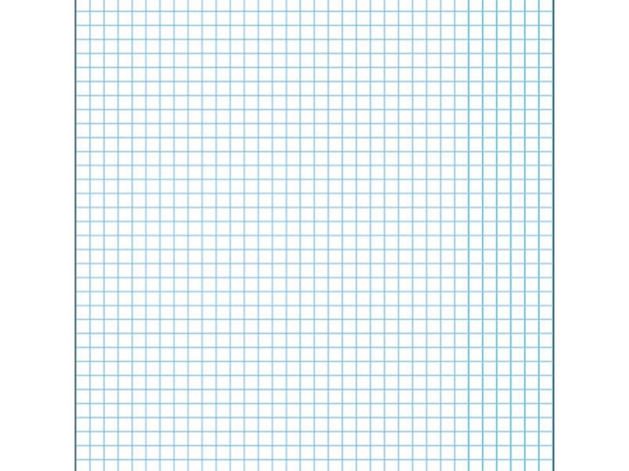 Graph Paper 50 Sheets Single Sided 8 5 X 11 Blue GYRER14GRAPHONESIDE Geyer Instructional Products