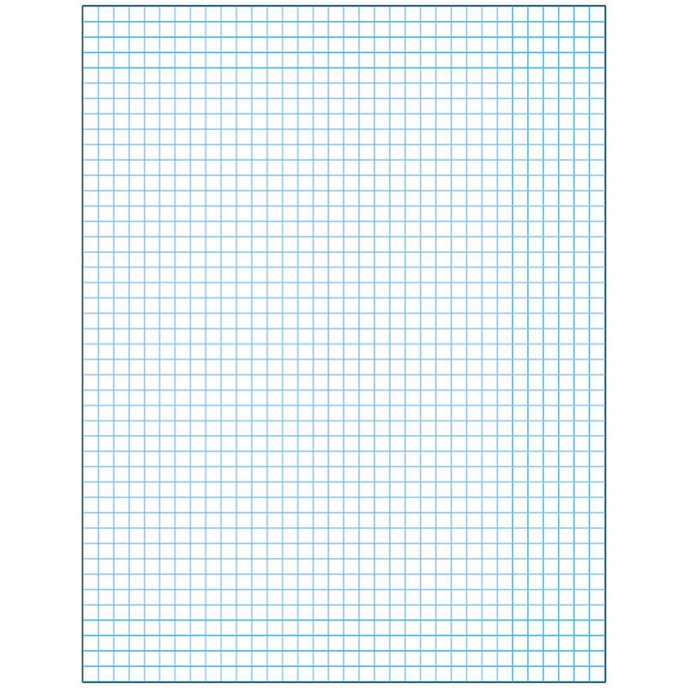 Graph Paper 50 Sheets Single Sided 8 5 X 11 Blue GYRER14GRAPHONESIDE Geyer Instructional Products 