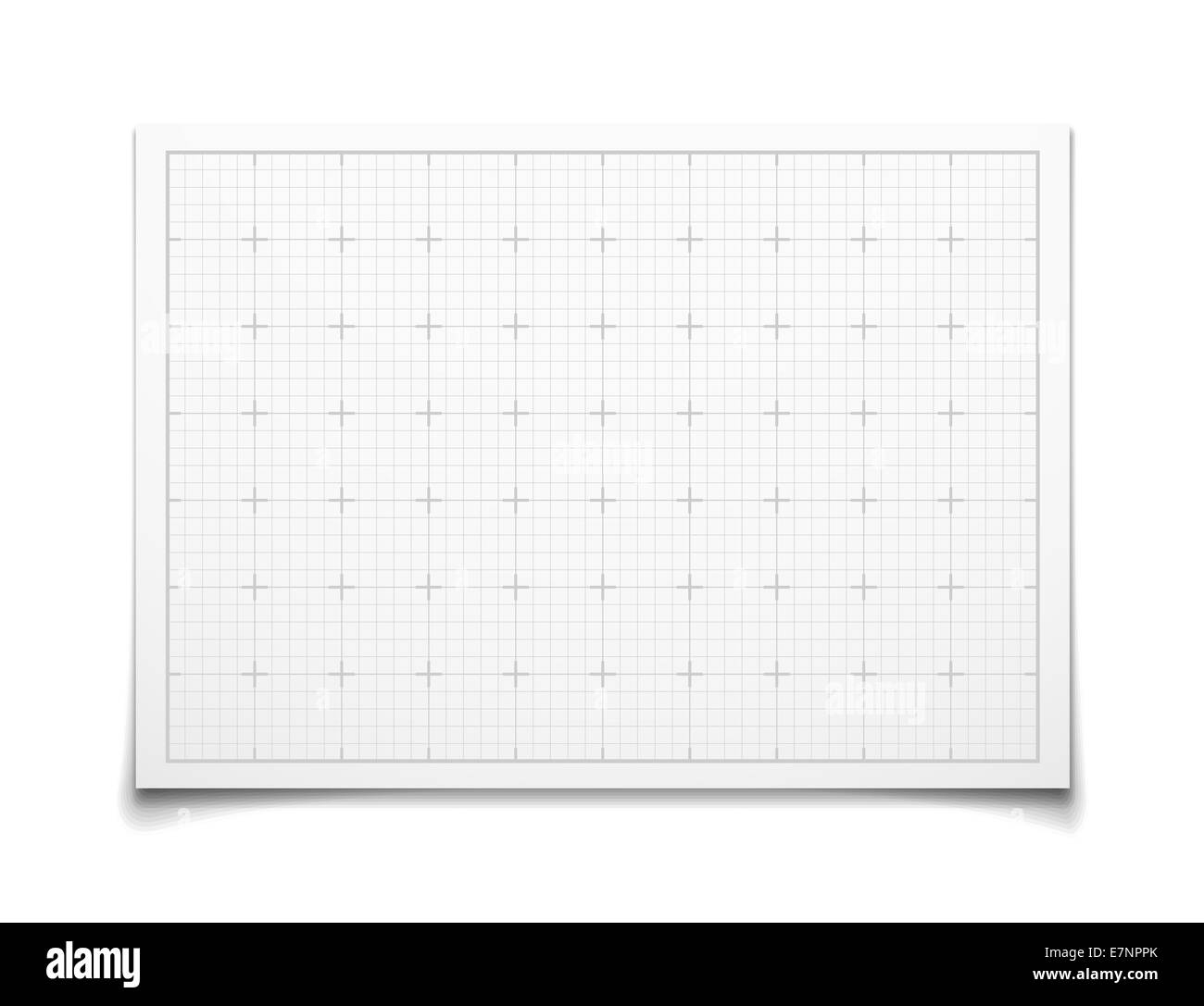 Printable Graph Paper With Large Squares Landscape
