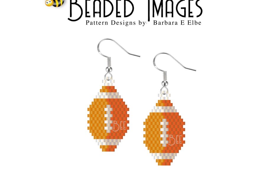 Graph Paper Brick Peyote Comanche Earring 11 Beads Wide Deli Sova Enterprises