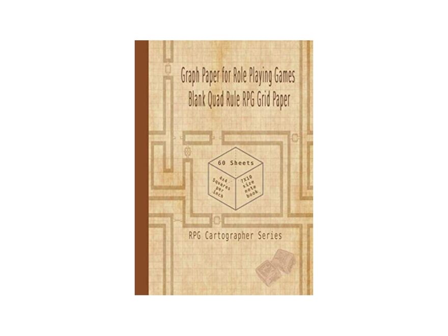 Graph Paper For Role Playing Games Full Bleed 1 4 Inch Square Grid Dungeon Map Paper Notebook RPG Cartographer Series VOL 1 60 Blank Sheets 110 Paper Full Bleed Edge To Edge