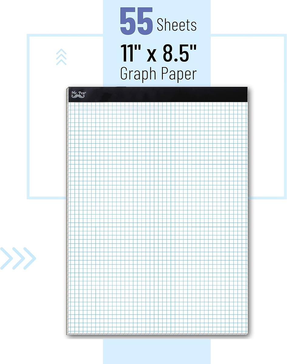 Graph Paper Grid Paper 4X4 4 Squares Per Inch 11 X8 5 55 Sheet EBay