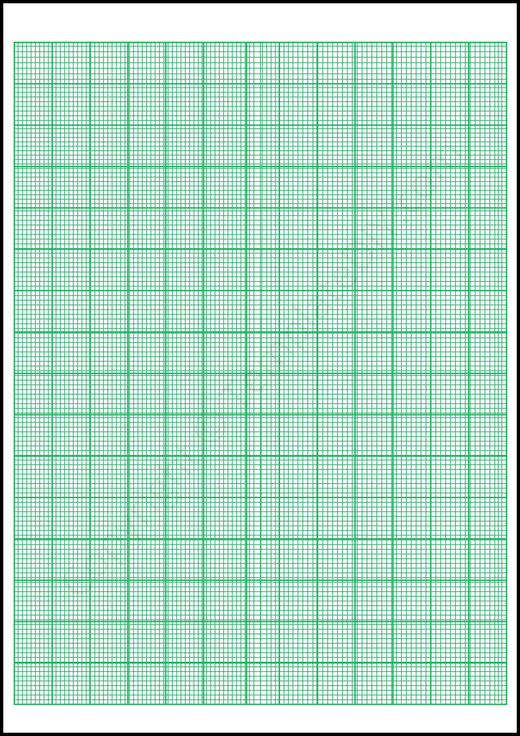 Graph Paper Grid Paper Template Printable PDF Word