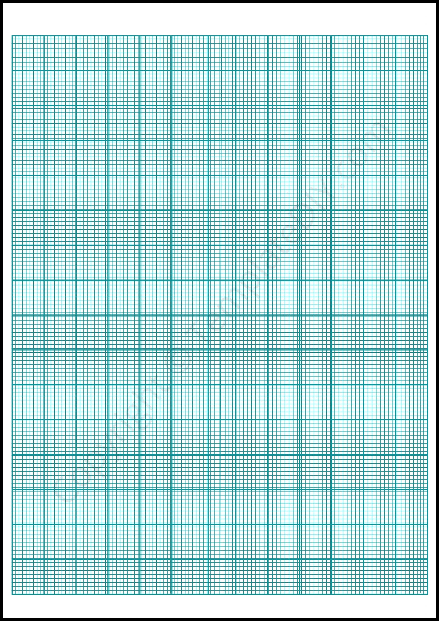 Graph Paper Grid Paper Template Printable PDF Word