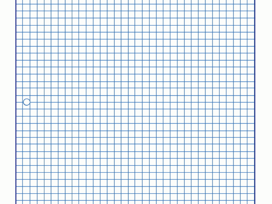 Graph Paper Large Squares ADHD Graph Paper Notebook Colored 1 2 Grid With 3 Hole Punch 90 Pages Grid Paper Notebook