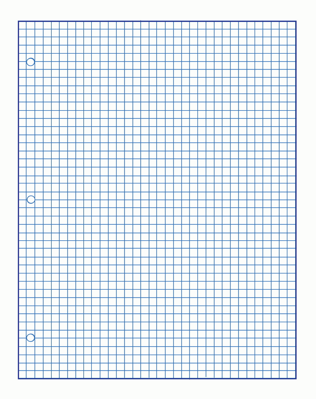 Graph Paper Large Squares ADHD Graph Paper Notebook Colored 1 2 Grid With 3 Hole Punch 90 Pages Grid Paper Notebook