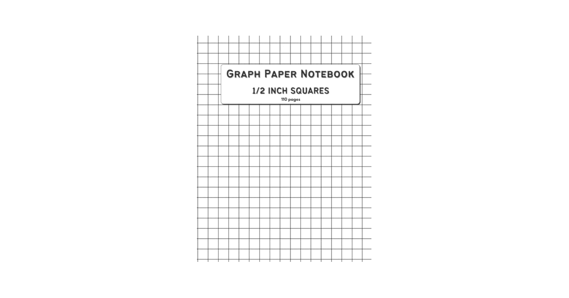 Graph Paper Notebook 1 2 Inch Squares 110 Pages 90 GSM Non Perforated Thick Lines Blank Quad Ruled 1 2 Inch Squares Graph Paper 1 2 Inch Squares 8 5 X 11 Sayyed Shadaab Salim 9798438908746 Amazon Books