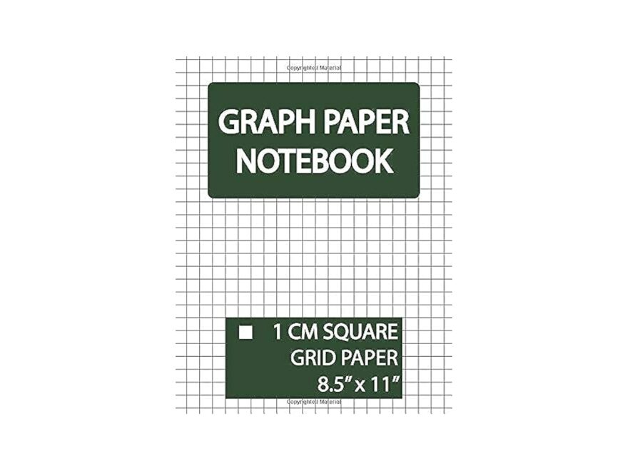 Graph Paper Notebook 1 Cm Square Grid Squared Graphing Paper Blank Quad Ruled 1 Cm Grid Paper 1 Cm Graphing Paper 1 Cm Square Graph Paper Large Paper Notebook And Squared