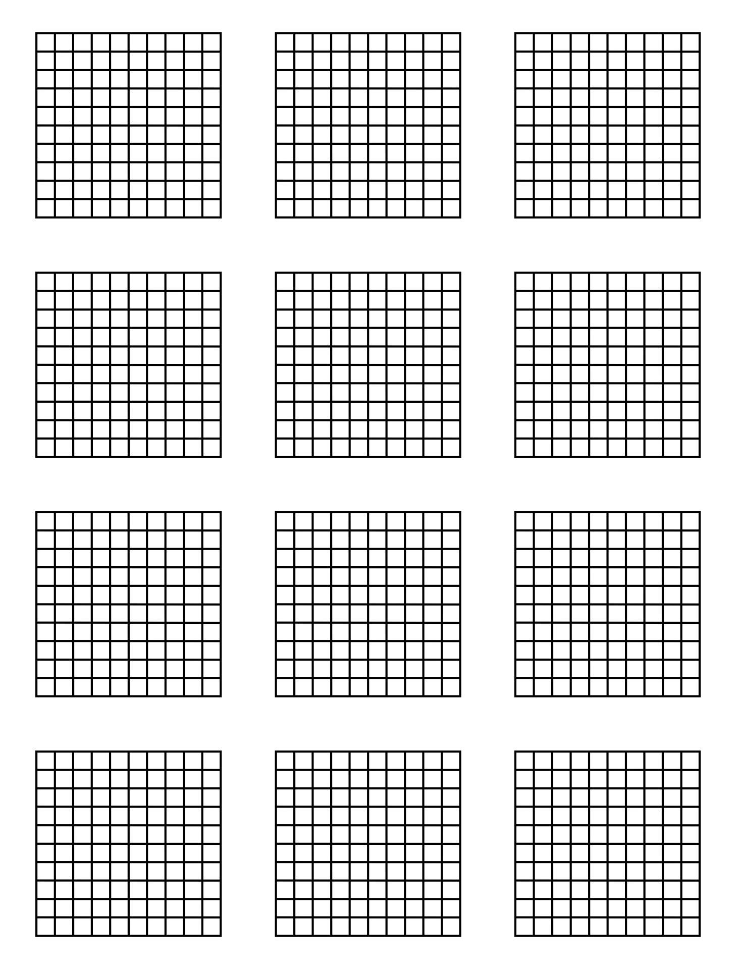 Decimal Graph Paper Printables