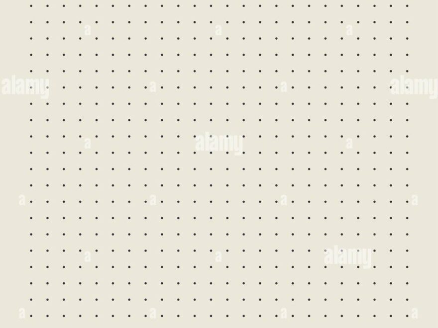Graph Paper Printable Dotted Grid Paper On White Background Geometric Abstract Dotted Transparent Illustration With Dots For School Notebook Diary Stock Vector Image Art Alamy