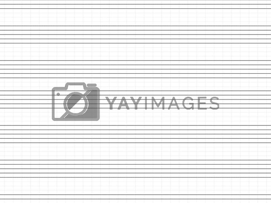 Graph Paper Printable Grid Paper With Stave On A White Background A Blank Music Sheet Paper With Staff Geometric Pattern For Composition Education School Realistic Lined Paper Blank Size Legal By Allaku