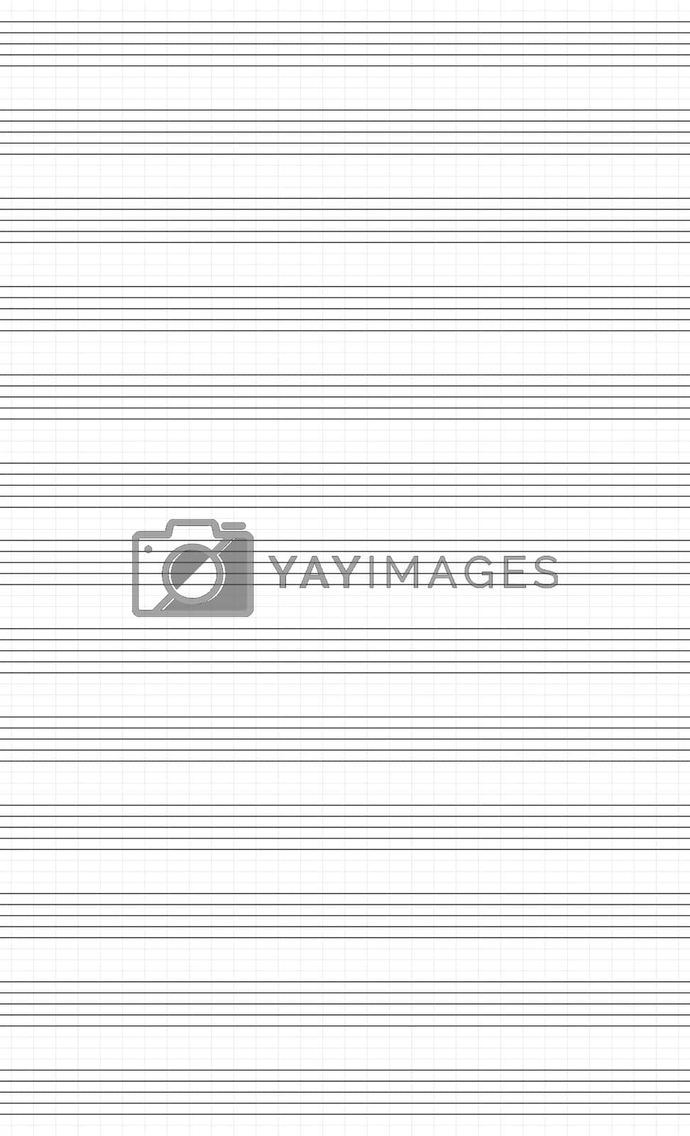 Graph Paper Printable Grid Paper With Stave On A White Background A Blank Music Sheet Paper With Staff Geometric Pattern For Composition Education School Realistic Lined Paper Blank Size Legal By Allaku