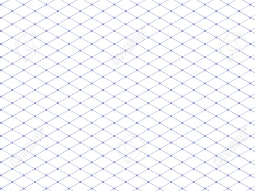 Graph Paper Printable Isometric Color Grid Paper With Color Lines Geometric Background For School Textures Notebook Diary Notes Print Books Realistic Lined Paper Blank Size A4 Royalty Free SVG Cliparts Vectors And