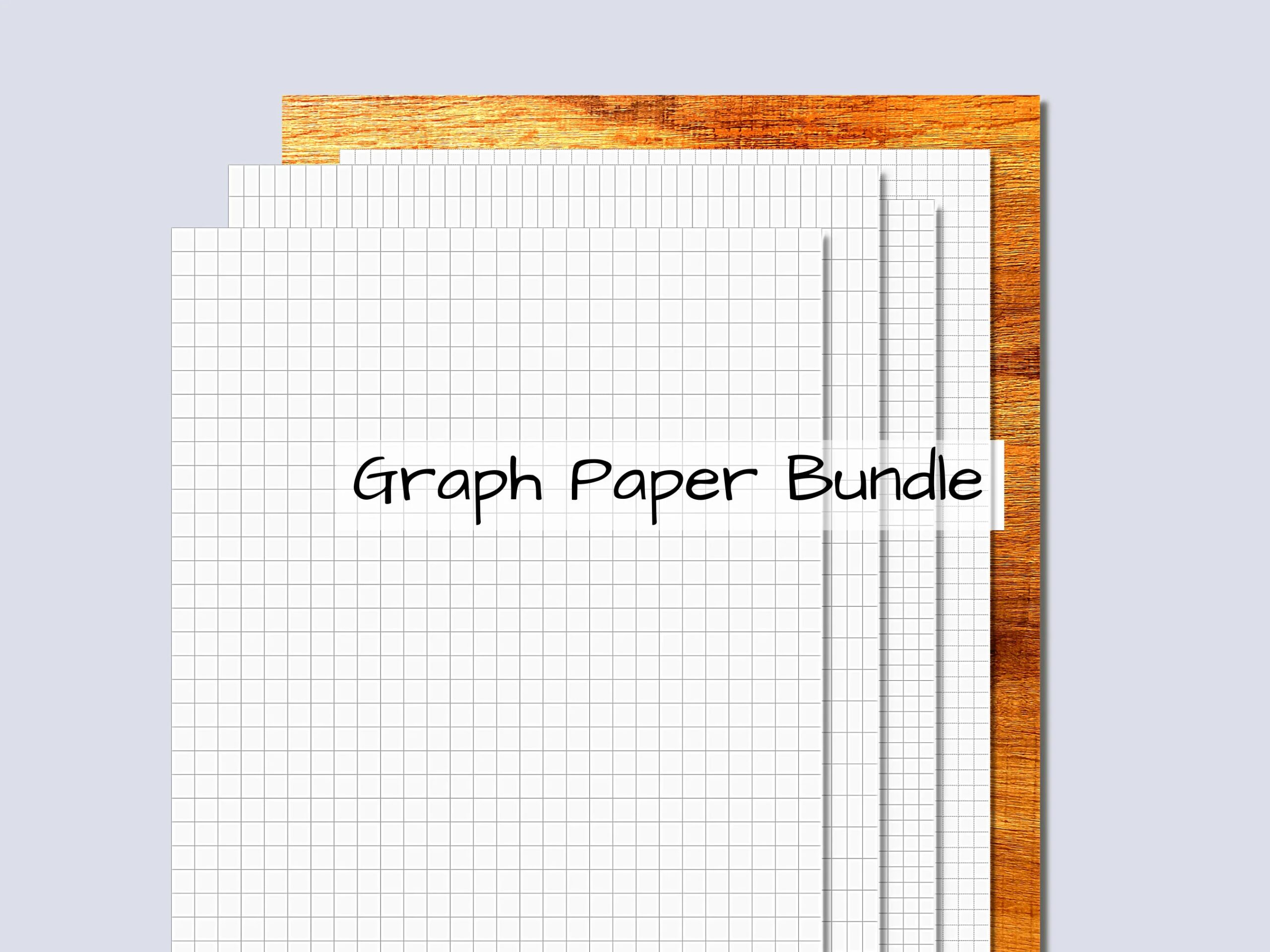 Graph Paper Printable Note Taking Paper PDF Graph Grid Paper Notebook Paper Printable Inserts A4 A5 Letter Half Letter Digital Download Etsy