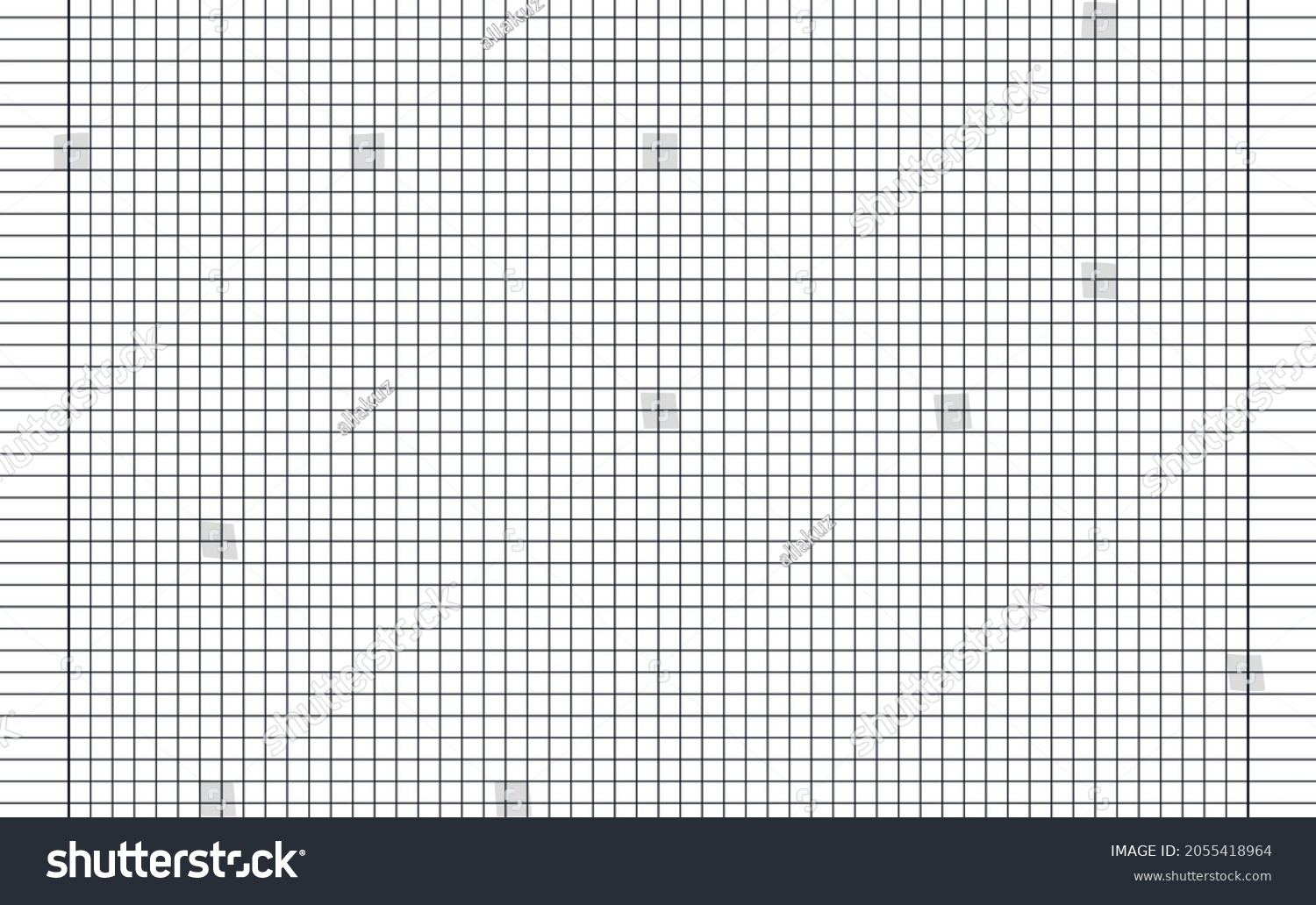 Graph Paper Printable Squared Grid Paper Stock Vector Royalty Free 2055418964 Shutterstock