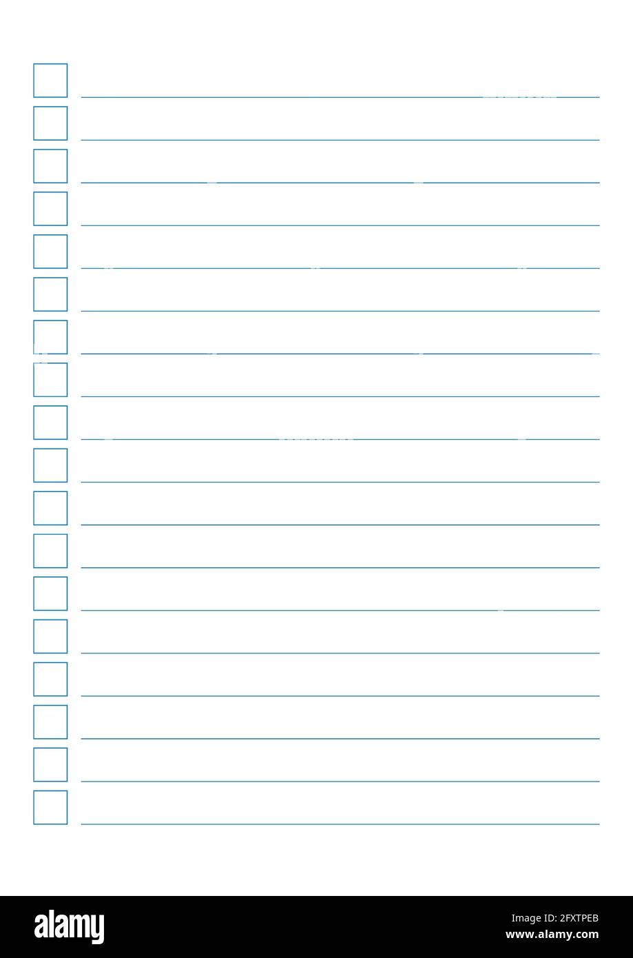 Graph Paper Printable To Do List With Check Boxes Checklist Grid Paper With Color Horizontal Lines Geometric Pattern For School Textures Stock Vector Image Art Alamy