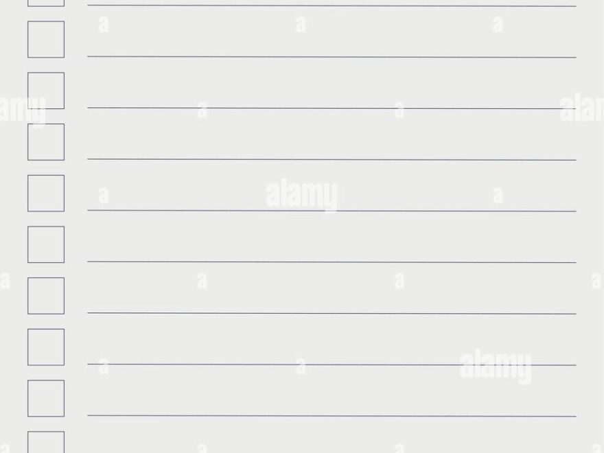 Graph Paper Printable To Do List With Check Boxes Checklist Grid Paper With Color Horizontal Lines Geometric Pattern For School Textures Stock Vector Image Art Alamy