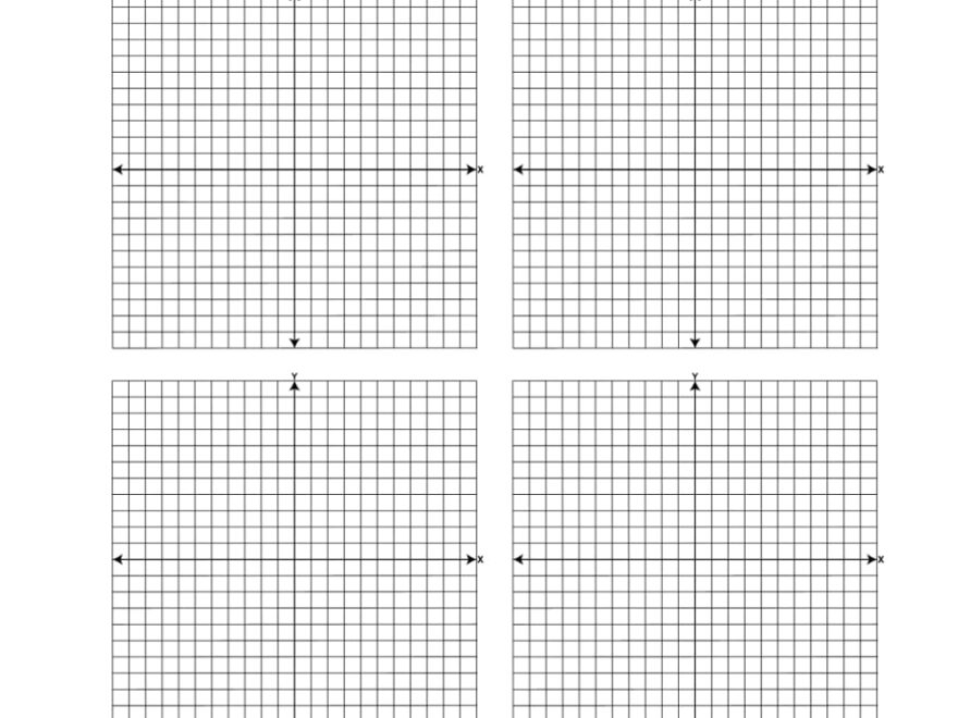 Graph Paper With Xy Axis 4 Quadrant Coordinate Grid 120 Desertcart Seychelles