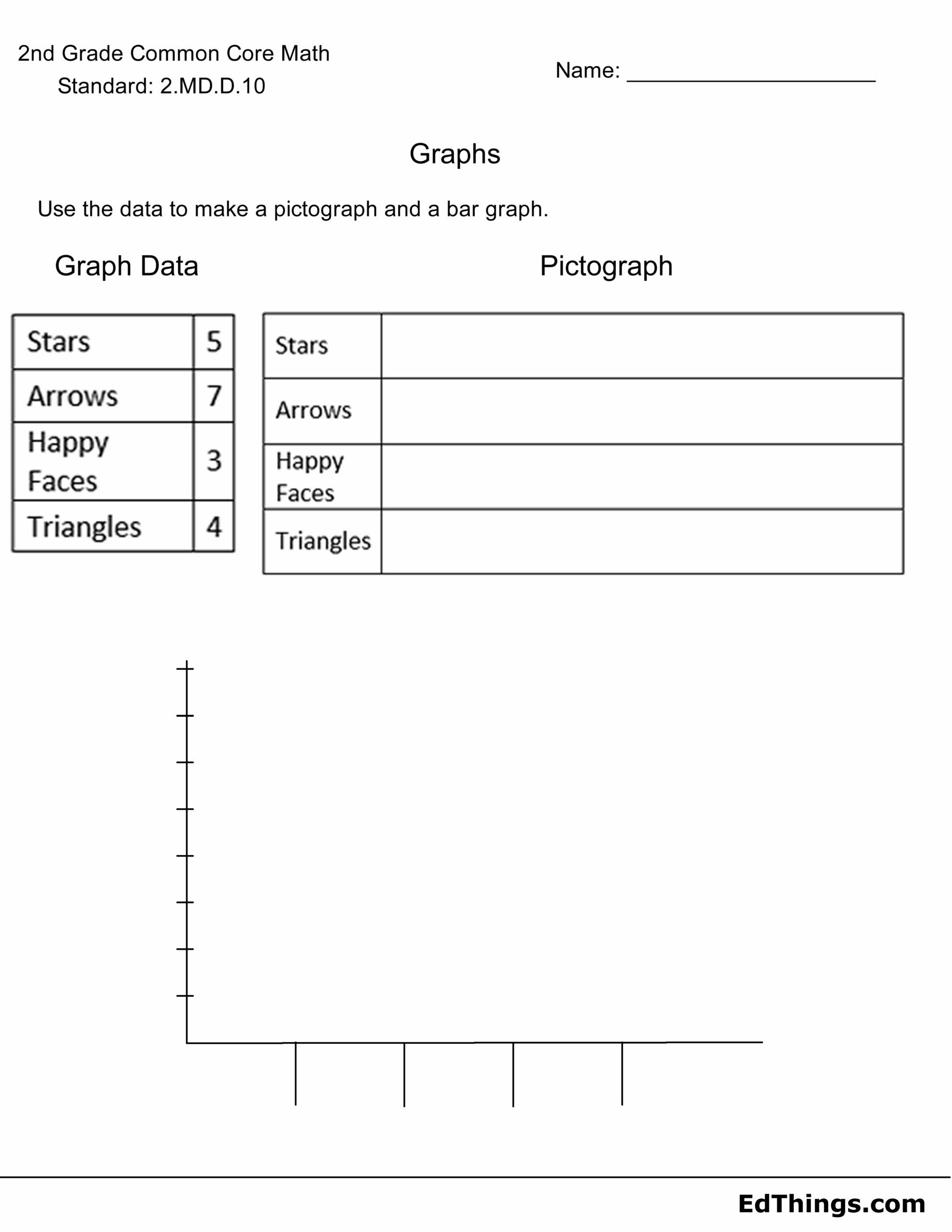 Printable Graph Paper For Pictographs