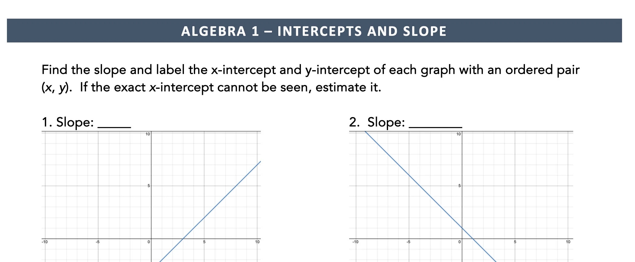 X Y Intercept Graph Paper Printable X Y Intercept Graph Paper Printable
