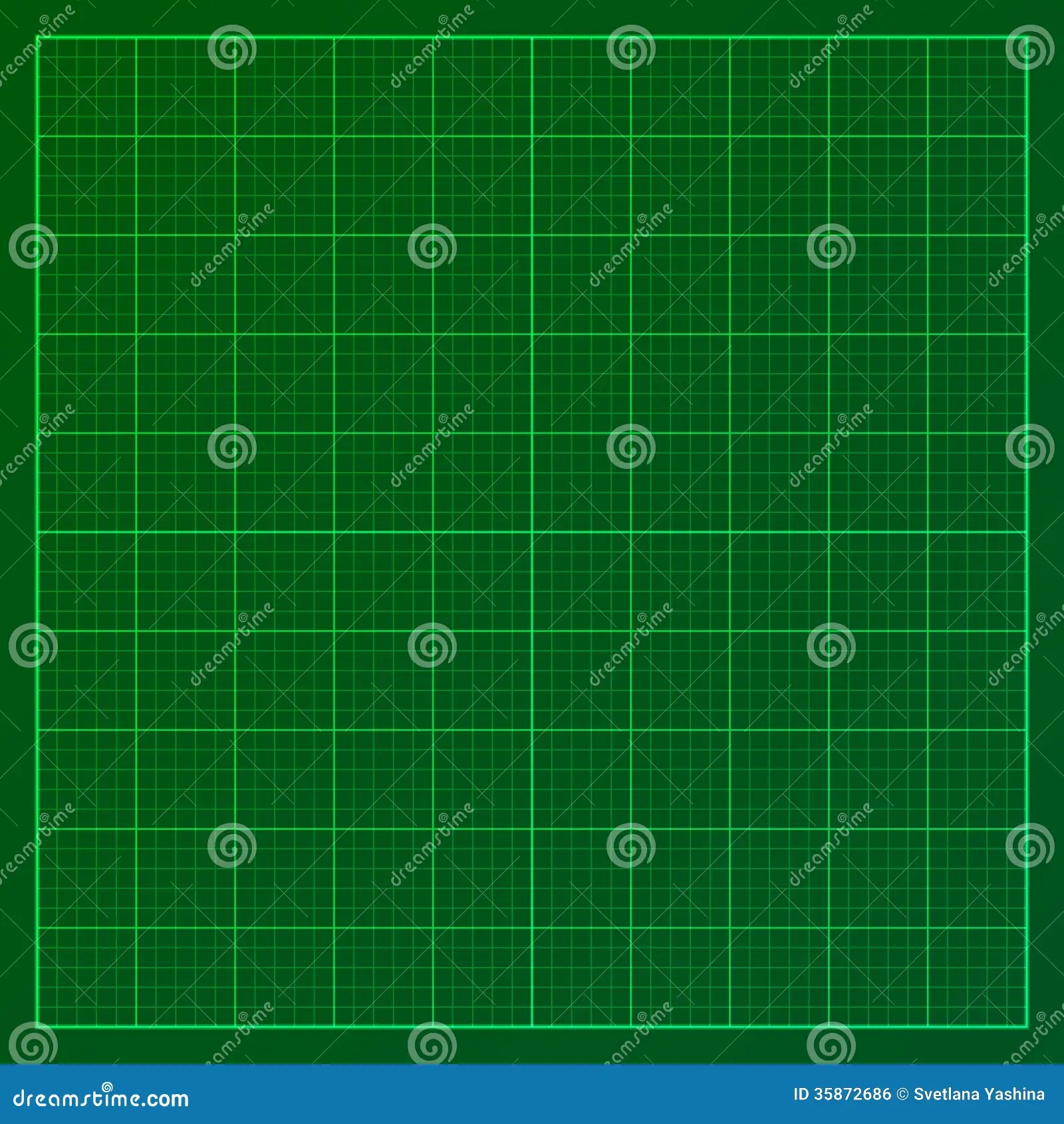 Printable Graph Paper Full Page Green