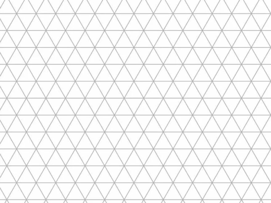 GRID GRAPH PAPER A0 A1 A21 Size Isometric Hexagon 5mm Triangles Premium Paper Etsy
