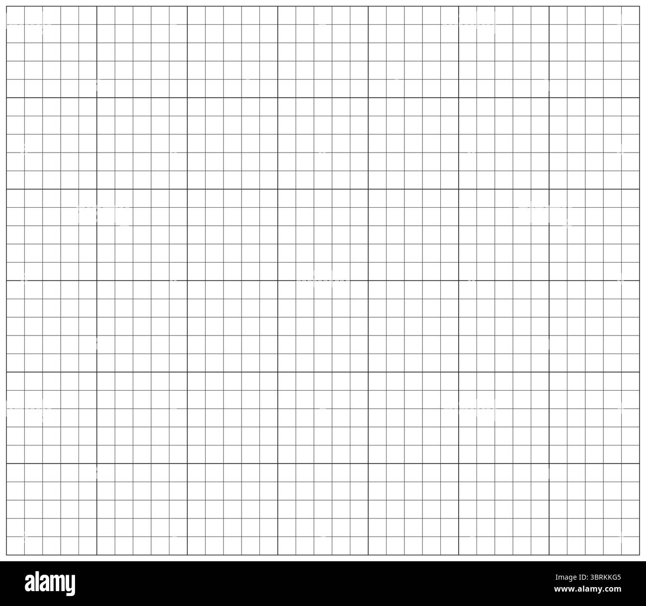 Graphing Paper Printable 1/4 Inch Thick Lines