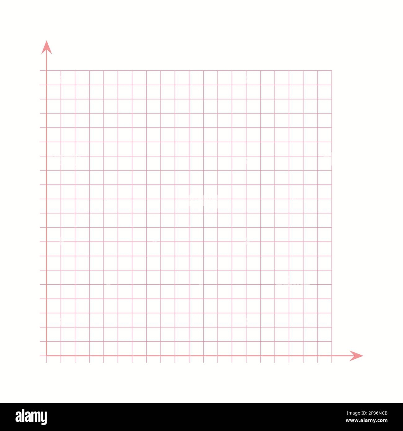 Grid Paper Mathematical Graph Cartesian Coordinate System With X axis Y Axis Squared Background With Color Lines Geometric Pattern For School Stock Vector Image Art Alamy