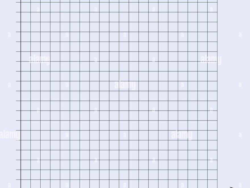 Grid Paper Mathematical Graph Cartesian Coordinate System With X axis Y Axis Squared Background With Color Lines Geometric Pattern For School Stock Vector Image Art Alamy