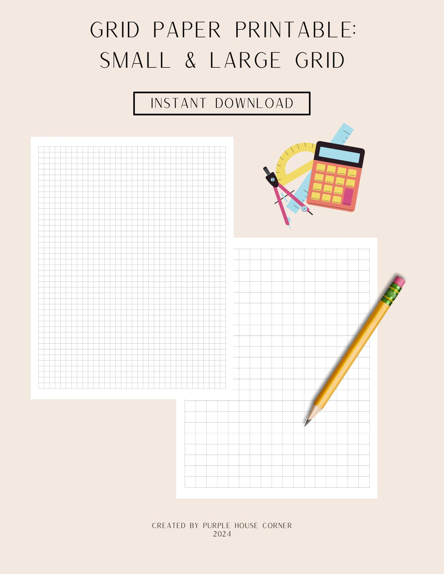 Large Box Graph Paper Printable