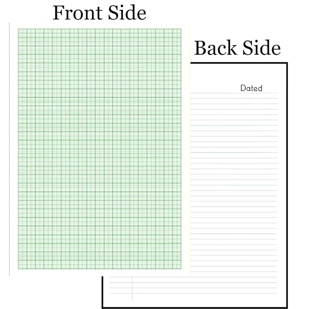 GROWHOMIC Retail Multipurpose Graph Paper For School College Assignments Projects Practical Homework One Side Graph Other Side Ruled Pack Of 500 Amazon in Office Products