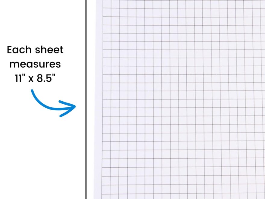 Hand2mind Graph Paper 11 X 8 1 2 1 Cm Grid Pack Of 100 Amazon ae Office Products