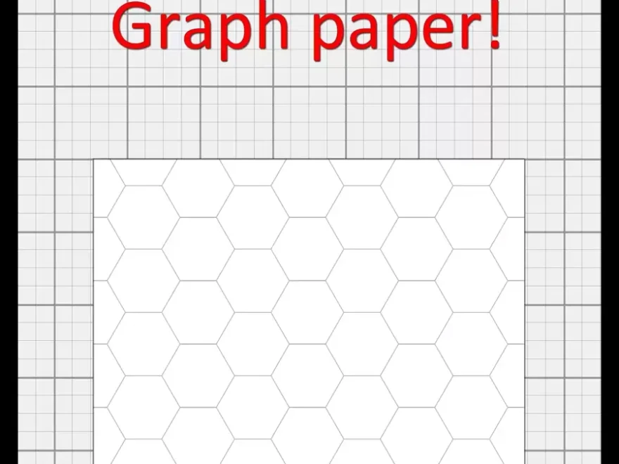 Hex N Square Graph Paper Lawrence L Bertoniere DriveThruComics