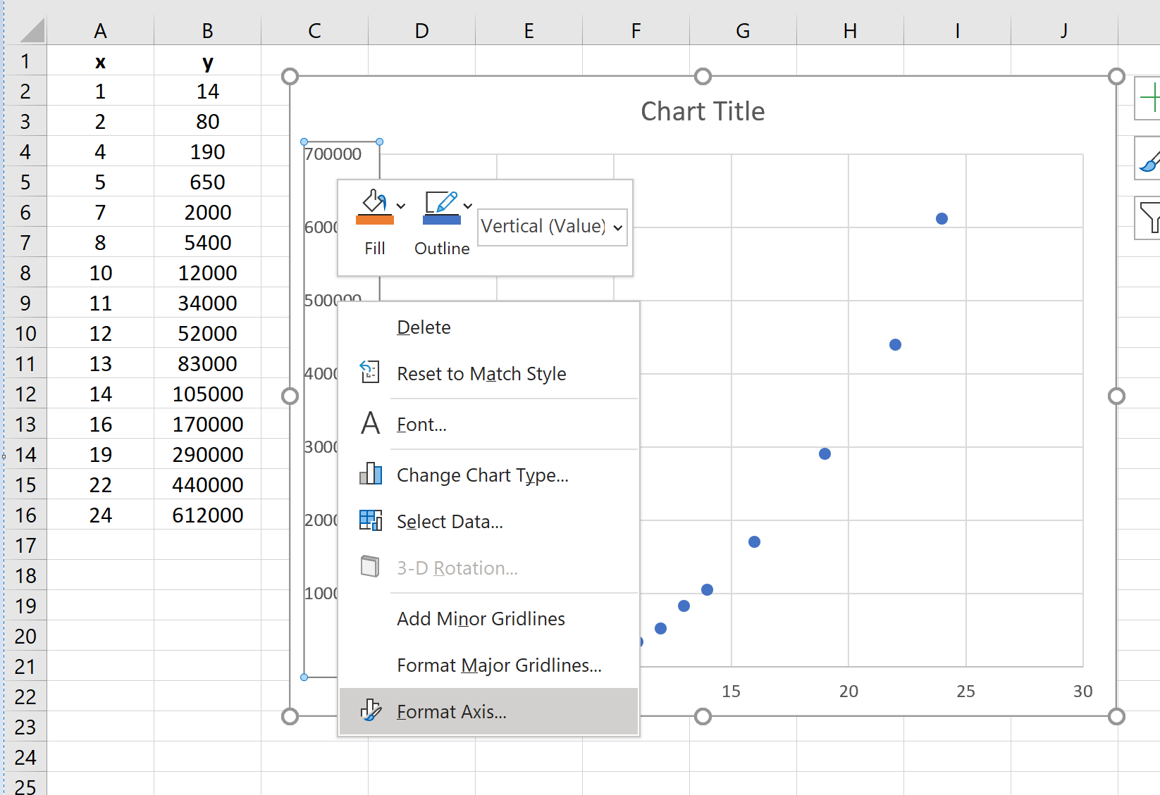 How To Create A Semi Log Graph In Excel